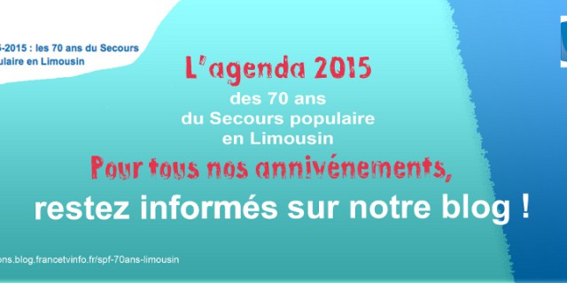 L’agenda 2015 du Secours populaire en Limousin