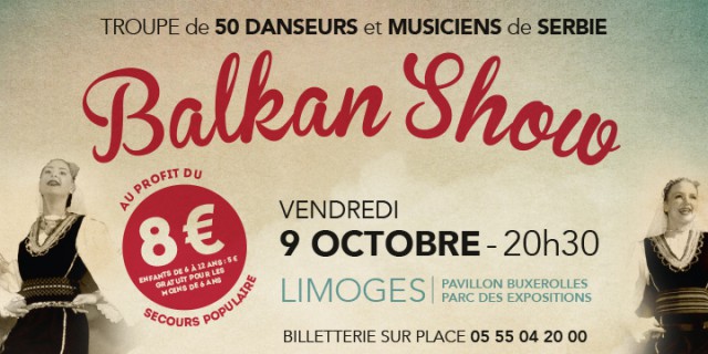 Spectacle  « BALKAN SHOW » (serbie)