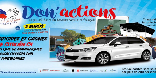 DON ACTIONS 2018 : les résultats du tirage